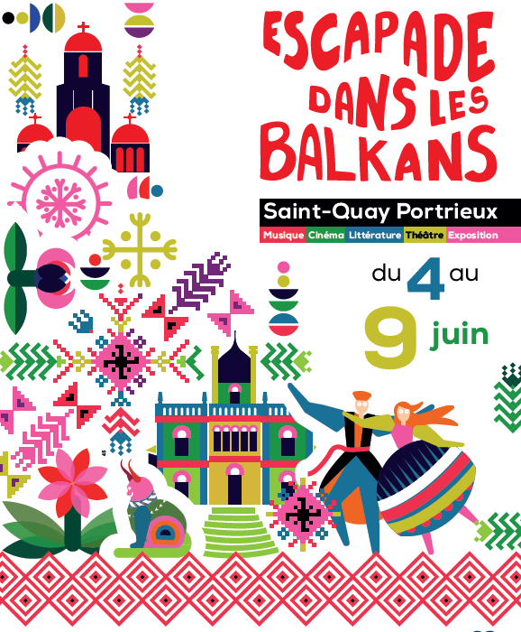 Affiche Escapade dans les Balkans, propriété Arpège des Arts