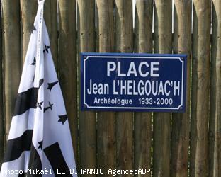 La plaque de la place