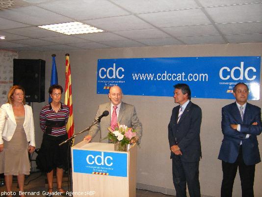 Les dirigeants de la CDC nord et sud durant l'inauguration.