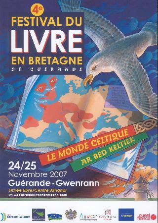 Festival du livre en Bretagne de Guérande. L'affiche 2007.