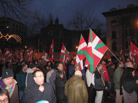 At an ANV demonstration in Pamplona/Irunea